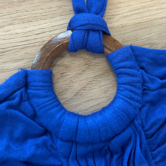 Y2K Tie Neck Sun Dress - Picture 3 of 5